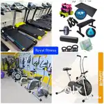All gym equipment exercise cycle and treadmill available