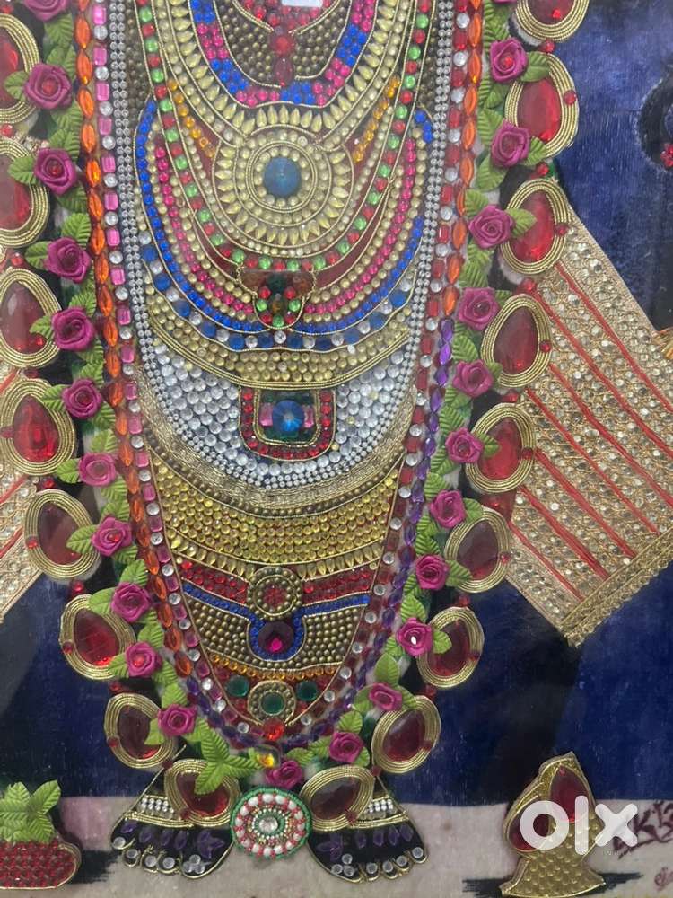 Shreenathji big size handmade frame .