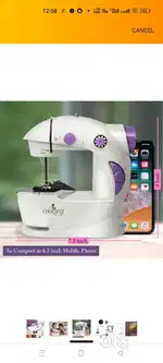 Mini sewing silai machine
