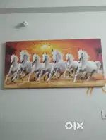 Big size 7 horses painting