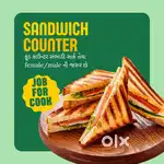Sandwich counter,sambhadi sake teva manas ni jarur chhe,