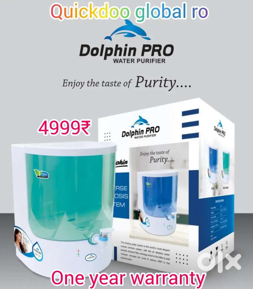New RO water purifier with 100 gpd membrane