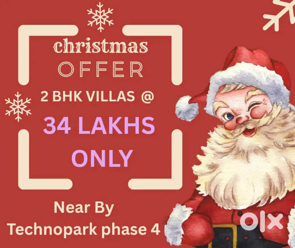 Customised independent villa in a gated community with security.