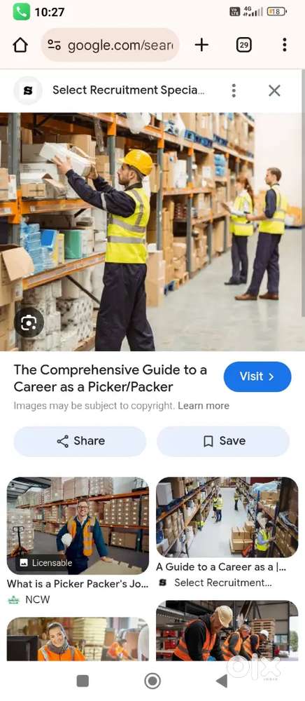 Wanted picker packer(hosur)
