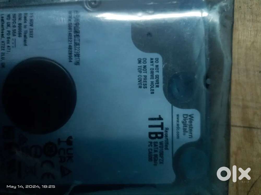 1TB western digital brand new hard disk under warranty