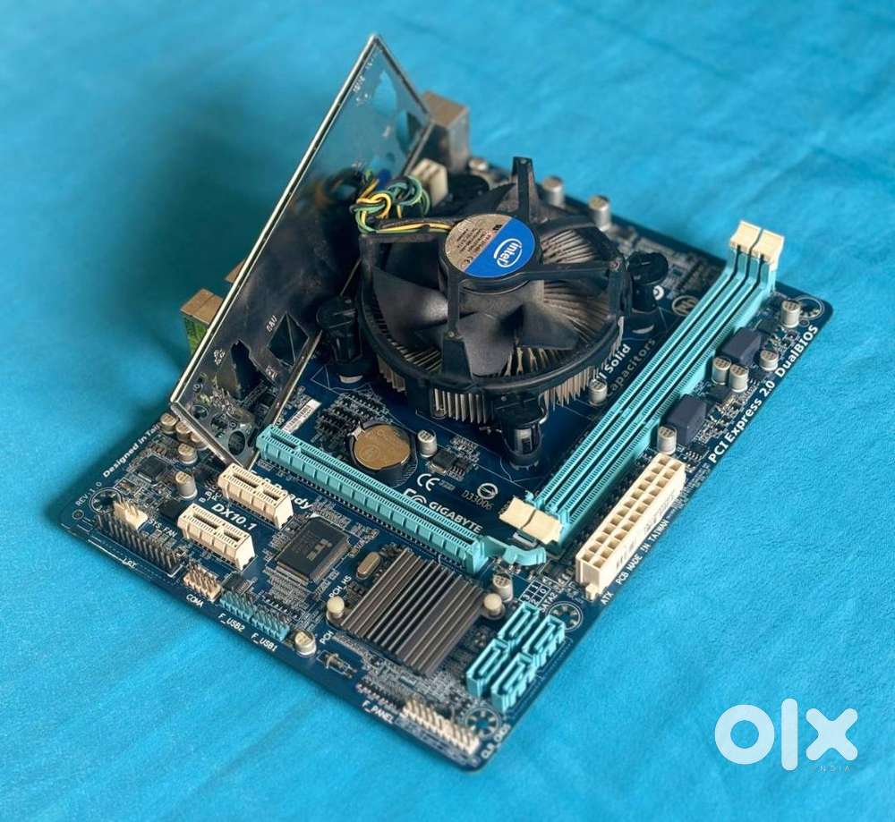 intel i3 gaming  motherboard processor fan full kit good