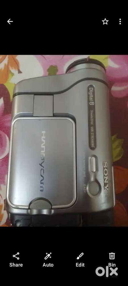 Sony D8  cassette camcorder