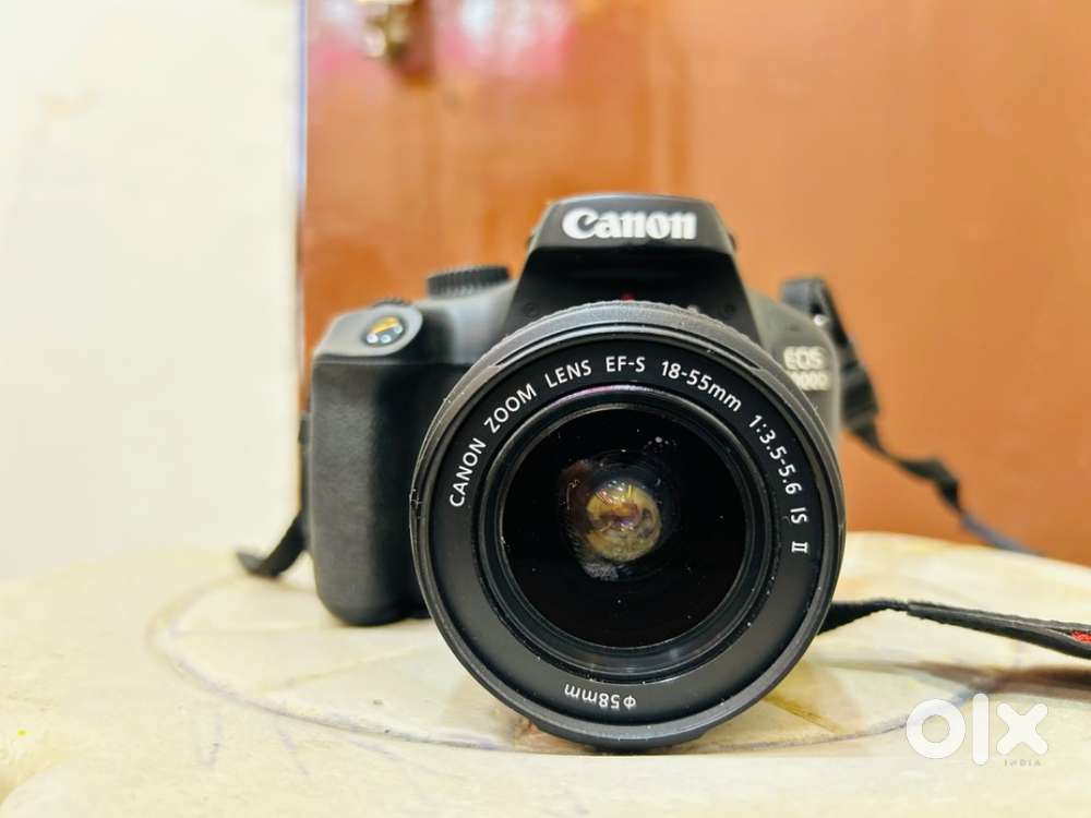 Canon Eos 3000D DSLR Camera 1 Body , 18-55 mm Lens (Black)