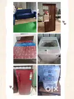 Washing machine on fridge on furniture all rent service
