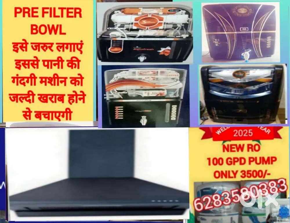 ALKALINE AQUA WATER PURIFIER RO FILTER GEYSER, INVERTER, REPAIR SALE