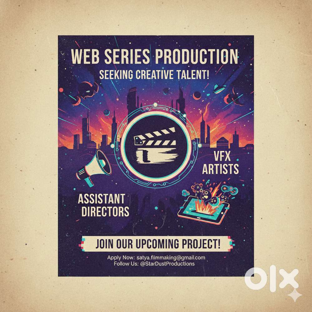 Web Series Production Hiring VFX Artists & Assistant Directors