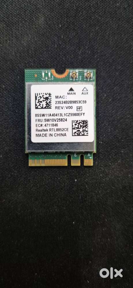 RTL8852CE WiFi 6E Wireless Card, BT 5.3 Tri Band WiFi BT Combo