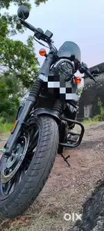 Yezdi roadster smoke grey colour