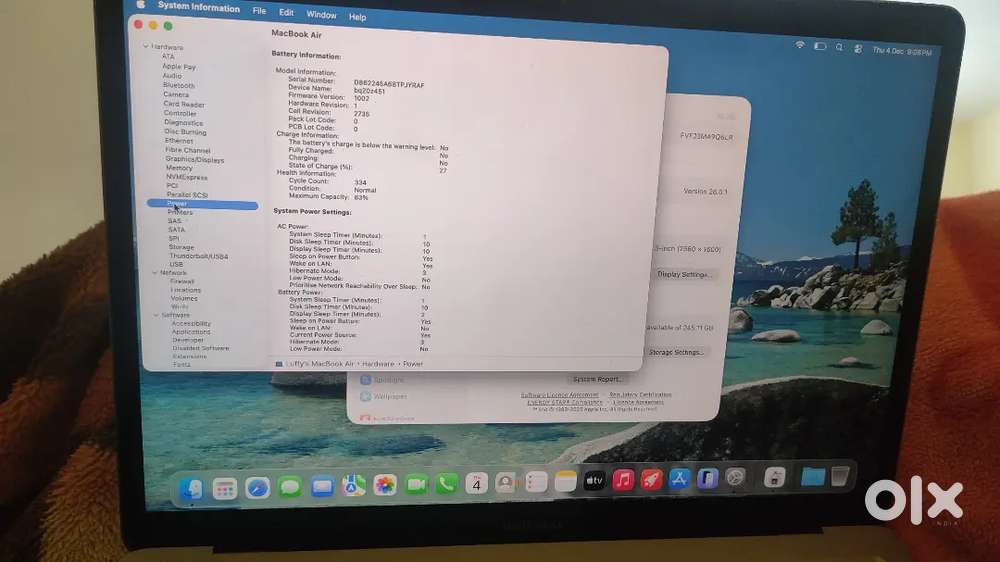 Macbook air m1 16 gb