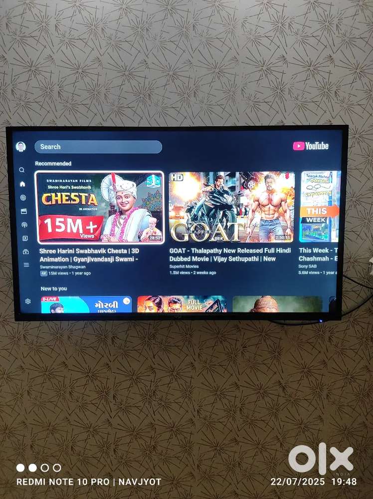 Vu LED 39inch non smart