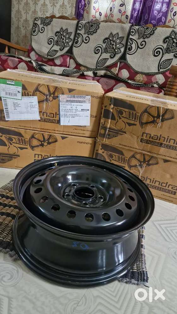 Mahindra 3XO Revx Car Brand New Steel Wheel Cups 4