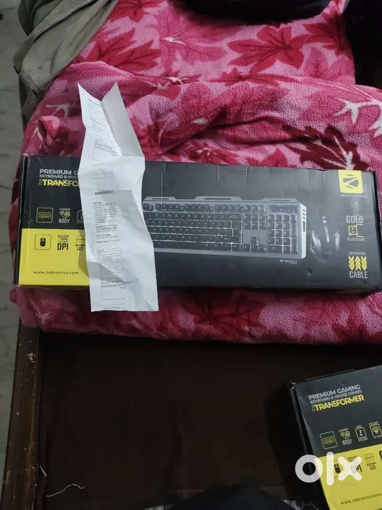 Zebronics Transformer Gaming Keyboard and Mouse Combo