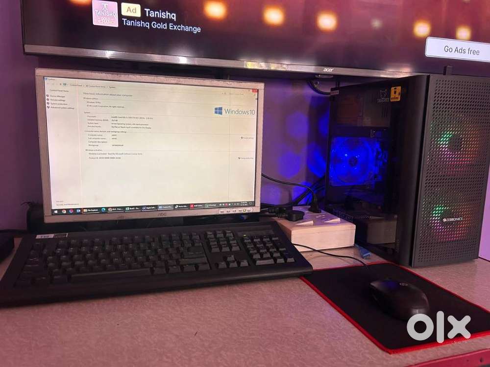 Gaming PC i5, 16GB, 500GB SSD, AMD RX460 GPU, Glass Cabinet