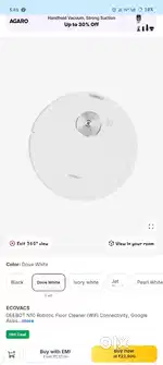 Robotic vaccum cleaner