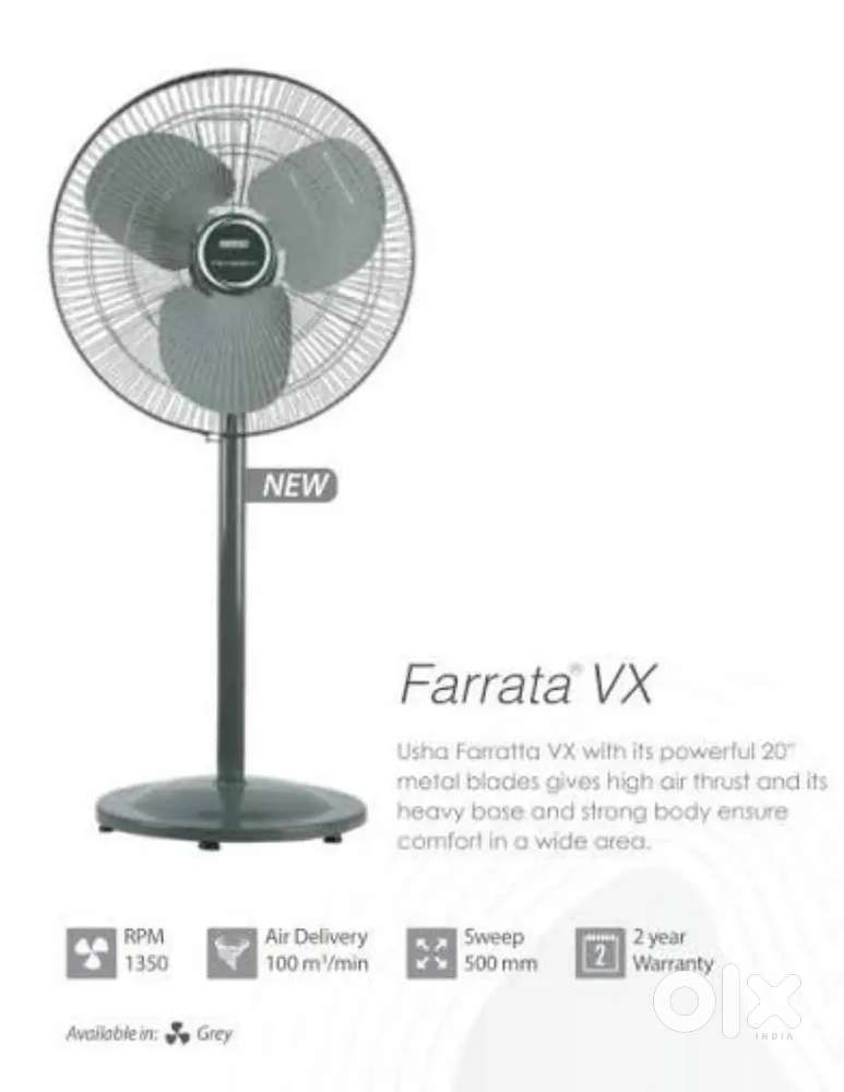 USHA FARRATA VX Standing Fan for sale