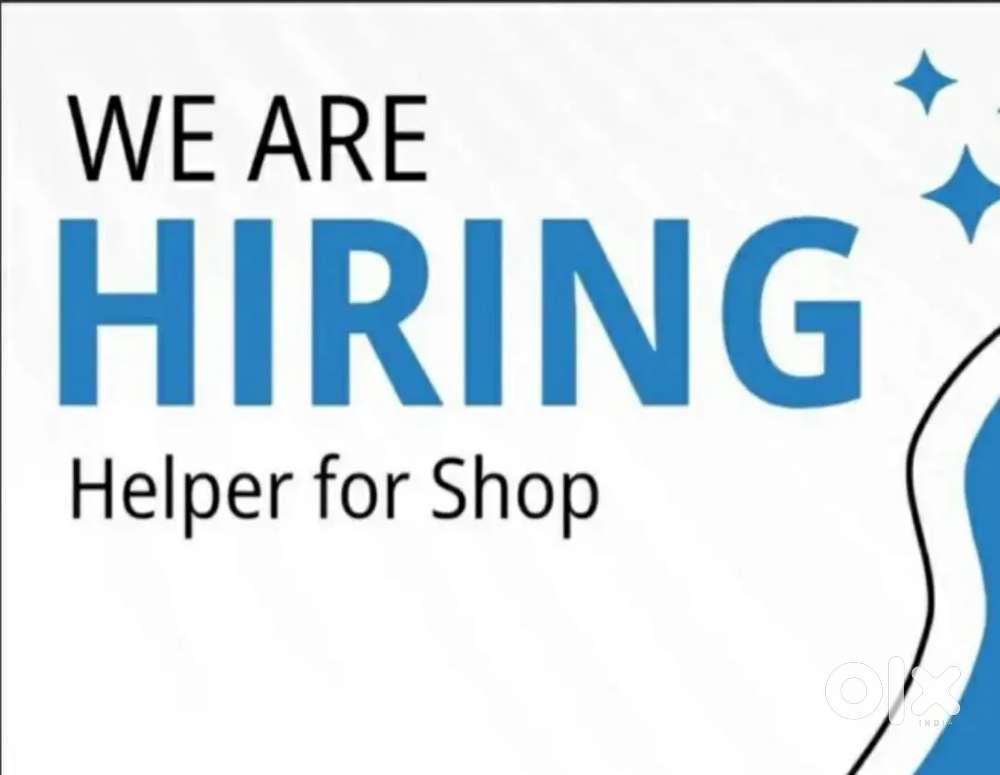 Shop helper cum delivery boy