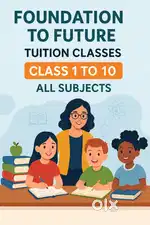 Foundation to Future Tuition Classes for students from Class 1 to 10