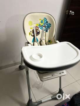 R For Rabbit High Chair- Grey