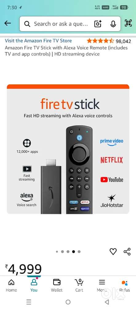 Amazon Fire tv stick 3rd generation