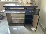 Office Chair + Computer Table with Multiple Drawers Excellent Conditin