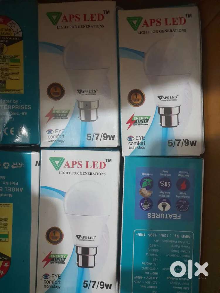 Led 9w blub with 1 year warranty