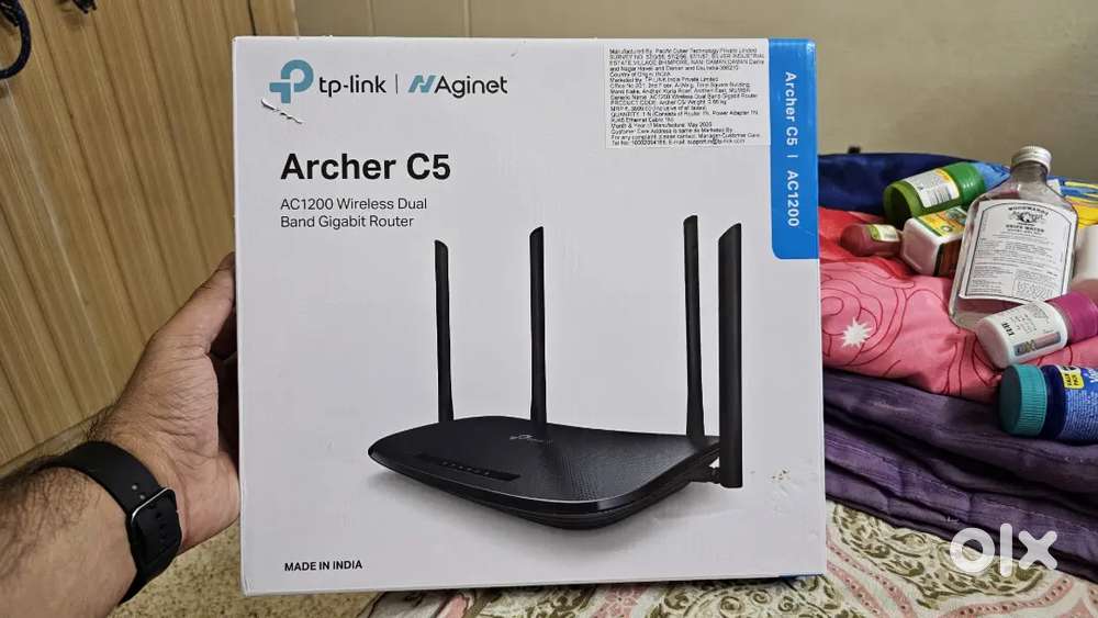 TP Link - Archer C5 Dual Band Wi-Fi Router - 1200 Mbps