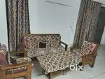 5 Seater Teak Sofa and Table w wheels