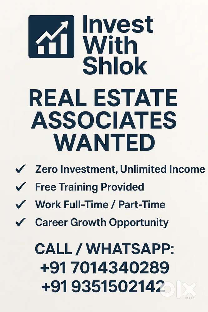 We are hiring team for real estate sale