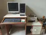 Bed- Queen Dize 4 by 6 with matress,Dressing Table and Computer Table