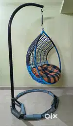 Metal Swing Chair with stand and cushion or Sale