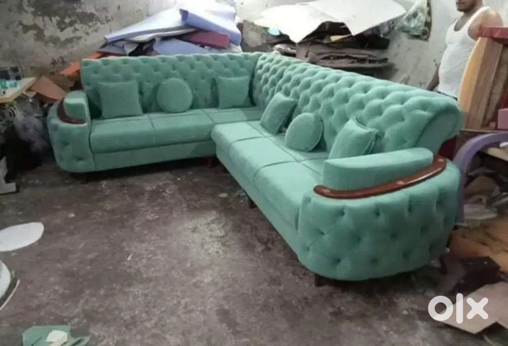 New Sofa, Fabric L shape corner sofa set