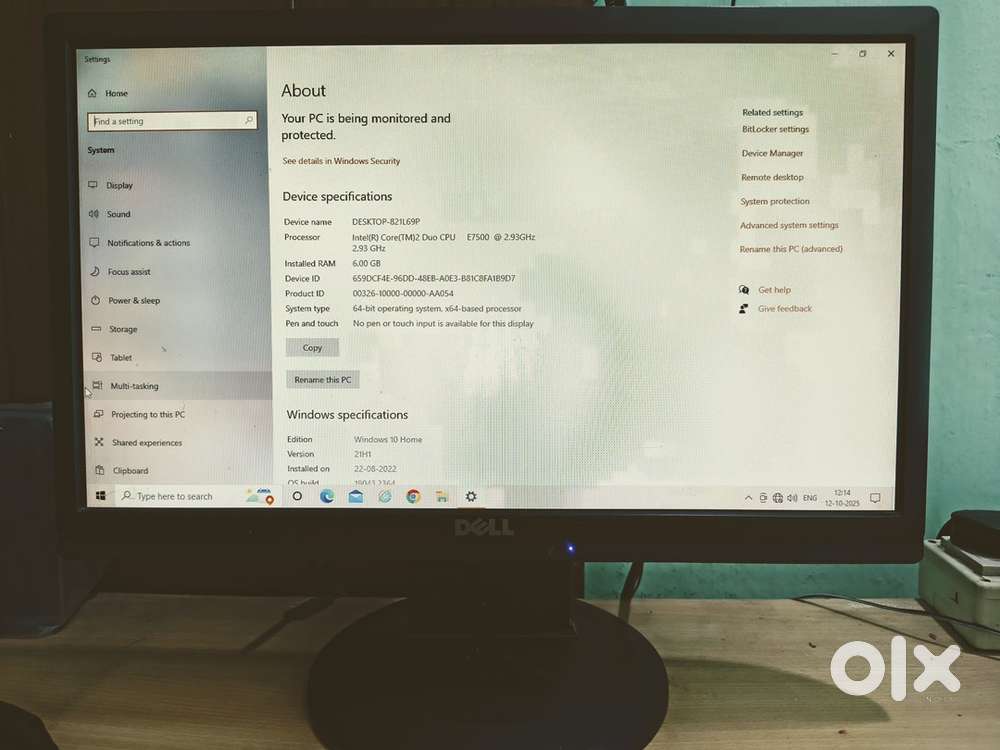 Dell desktop computer
