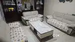 Sofa set and table