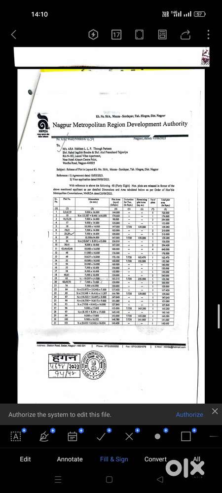 Highly residential plot Opposite to National Cancer institute