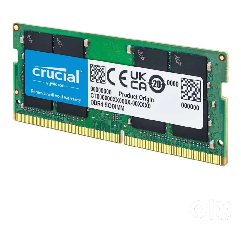 8GB DDR4 3200MHz Crucial SODIMM – Like New