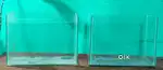 Two glass tanks