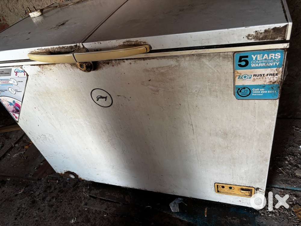 Godrej double door deep freezer