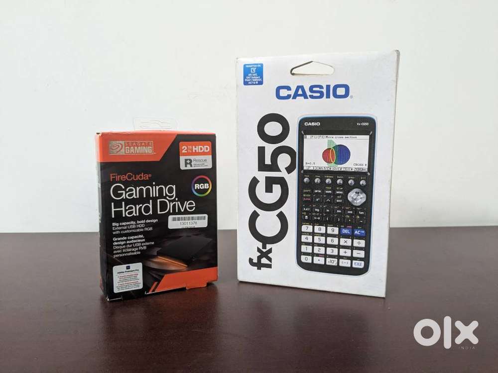 Casio 3DGraphing Calculator & Seagate FireCuda 2TB External Hard Drive