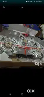 Urgent sell branded new 3 burner gas stove with 3 years warrenty