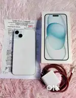 iPhone 15 with bill box 128 gb under warranty