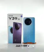 Vivo Y39 5G(8/128)Ocean Blue colour 1 Month Brand New Condition.