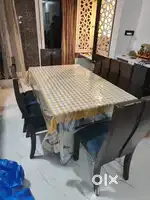 6 seater dining table with storage