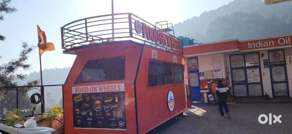 Food kart cafe kiosk trailer with 24×7 100% loan funding