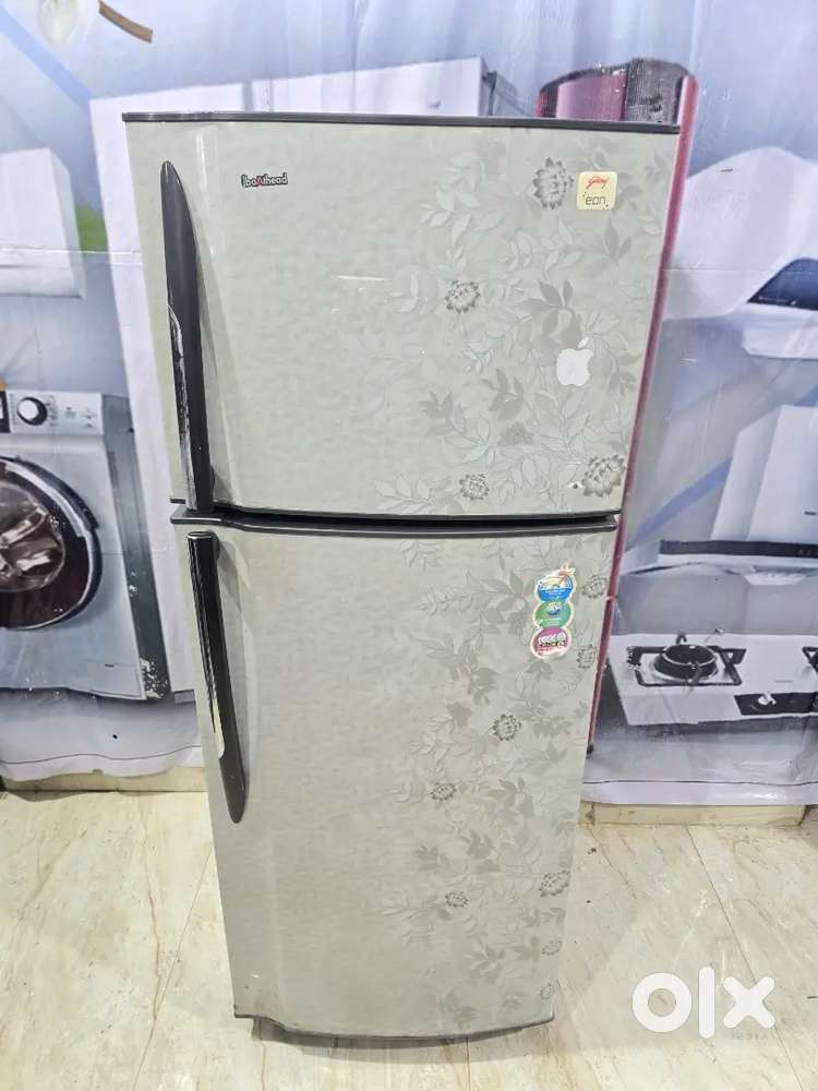 Godrej double door silver colour 4 star rating refrigerator 250 litres
