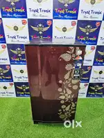 Goorej Edge Maroon flower Model 165 liters Single Door Refrigerator